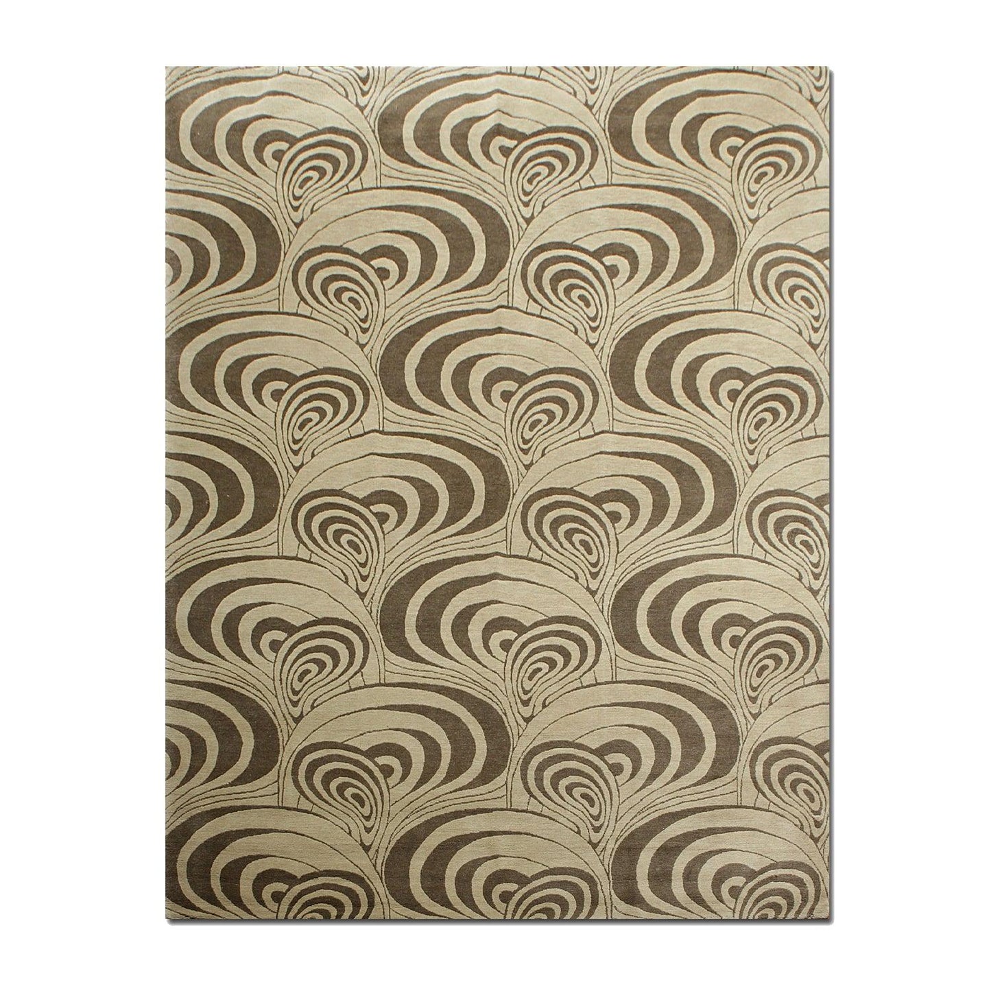 Hand Knotted 100% Wool Traditional Tibetan Oriental Area Rug 6'3" x 8'10"-1