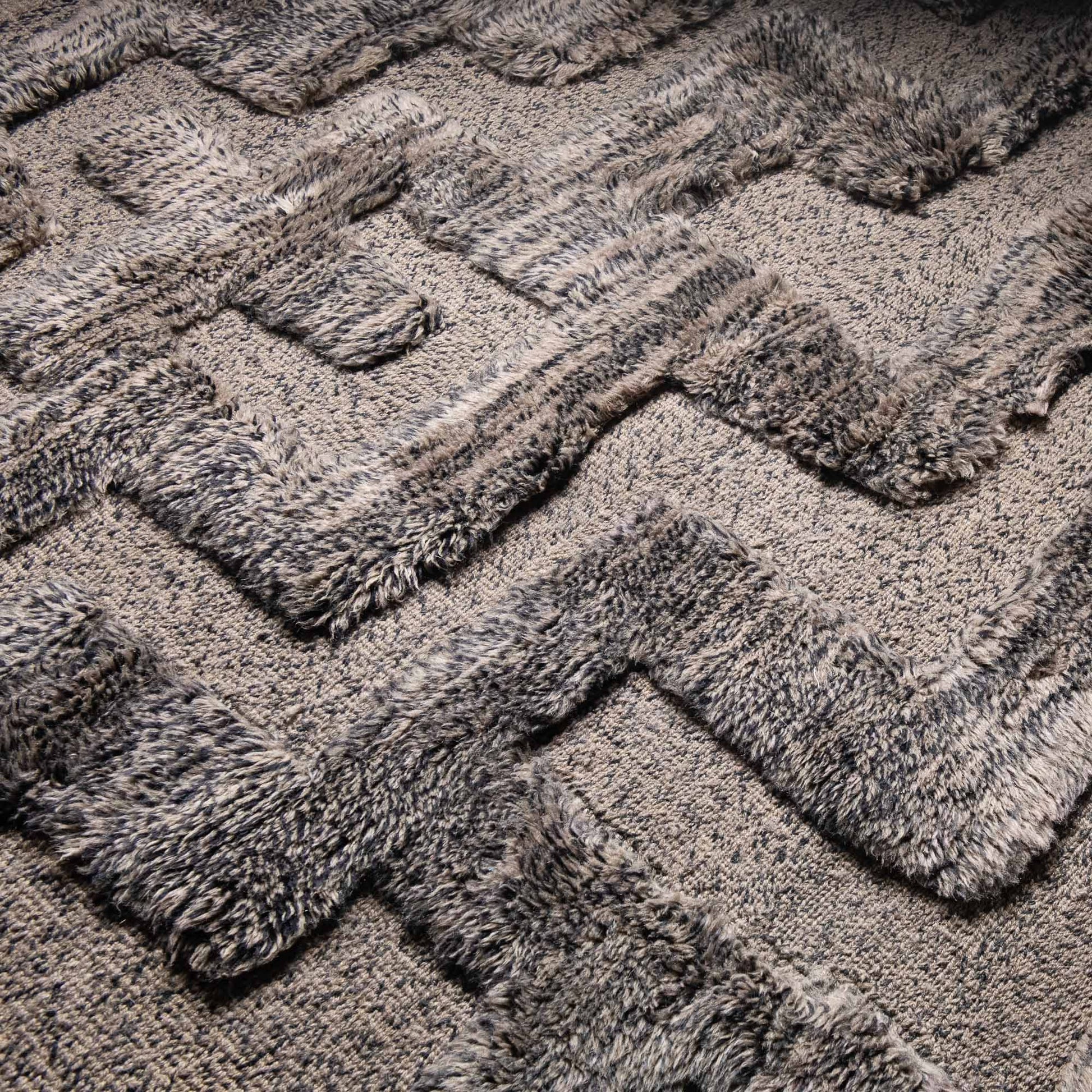 Volcanian Hill - Luxury Shag Moroccan Rug-2