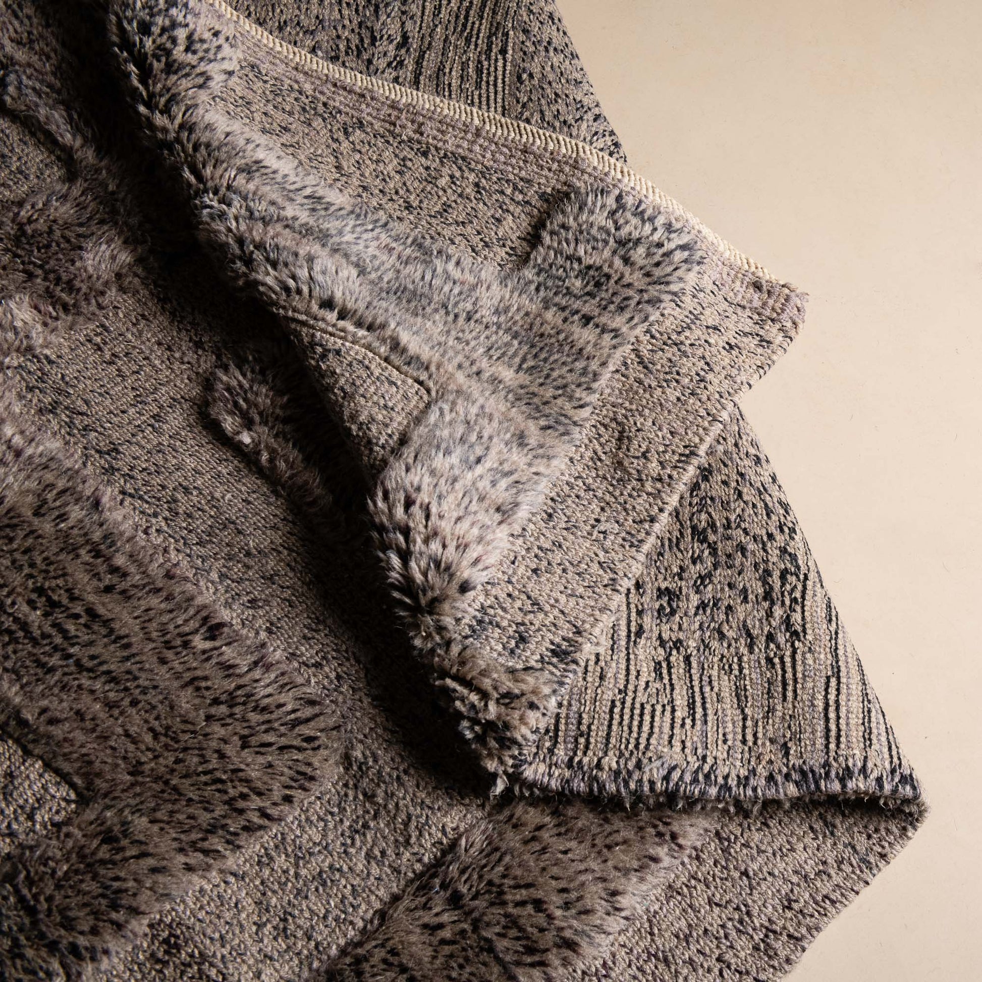 Volcanian Hill - Luxury Shag Moroccan Rug-3