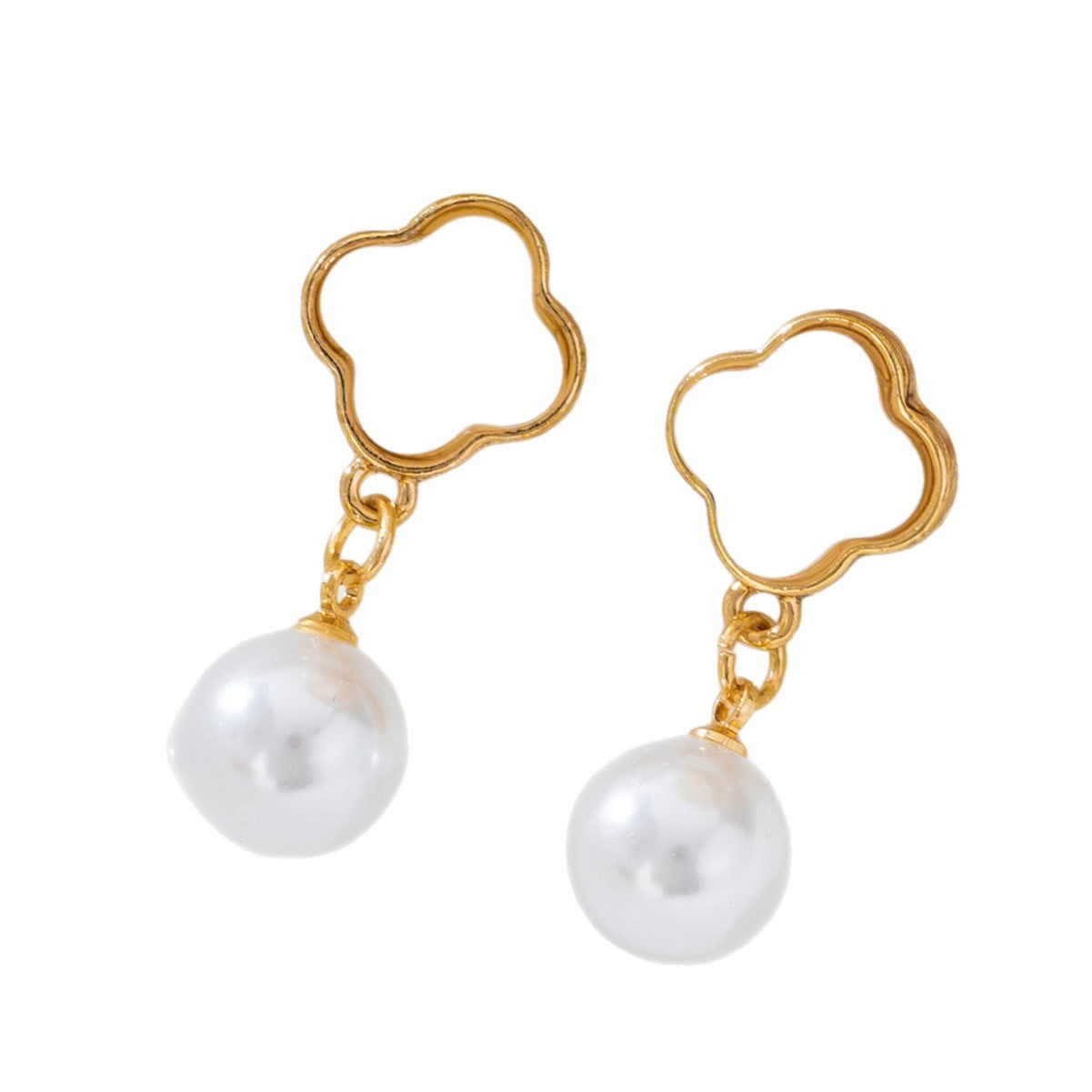 Bestselling Cross-border Light Luxury Niche Shell Drop Earrings, Unique Vintage High-end Ocean Style Women Earrings
