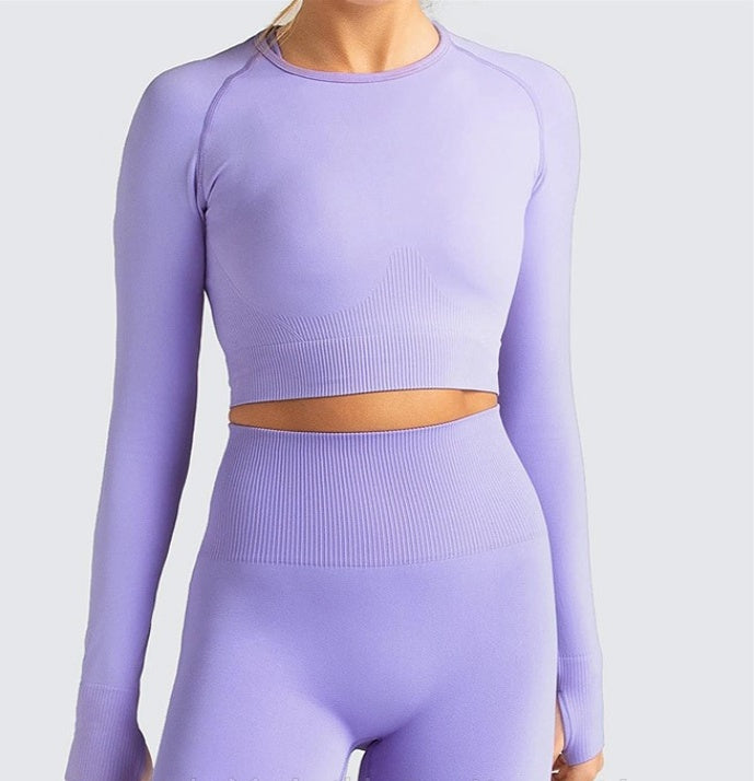 2-Piece Seamless High Elastic Yoga Suit