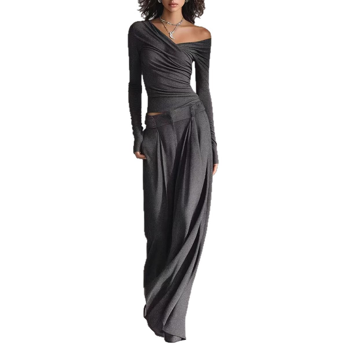 Women's Casual Long-Sleeve Pants Set
