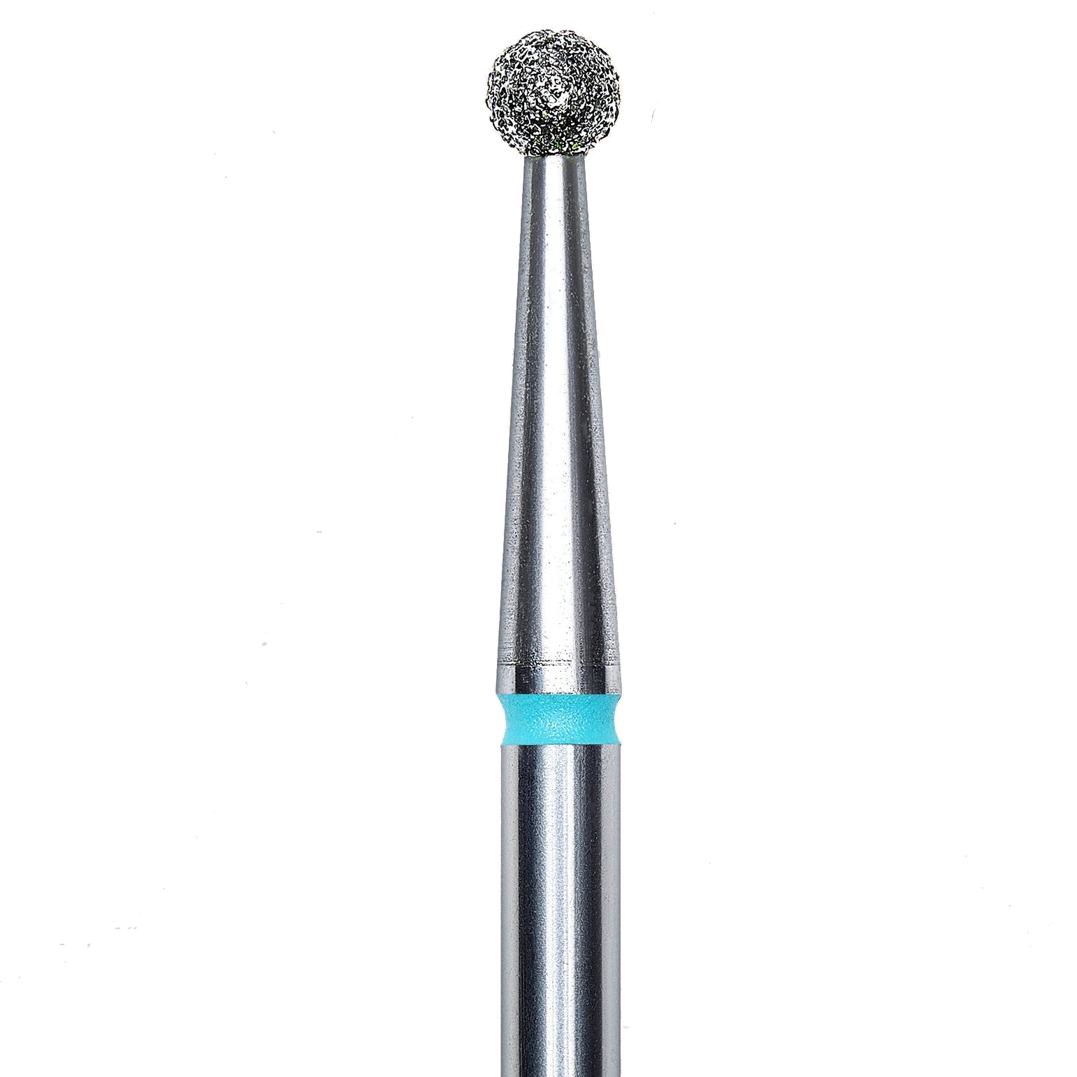 DIAMOND NAIL DRILL BIT, "BALL", BLUE, HEAD DIAMETER 2.5MM (FA01B025) - STALEKS™-1