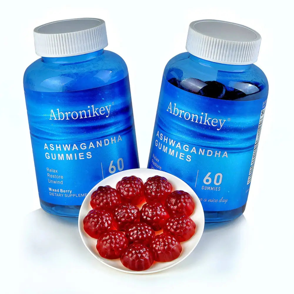 Abronikey Ashwagandha Vitamin D Gummy Mixed Berry