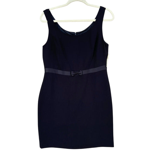 New Amanda Smith Womens Size 8 Black 100% Polyester LBD Sleeveless Sheath Dress