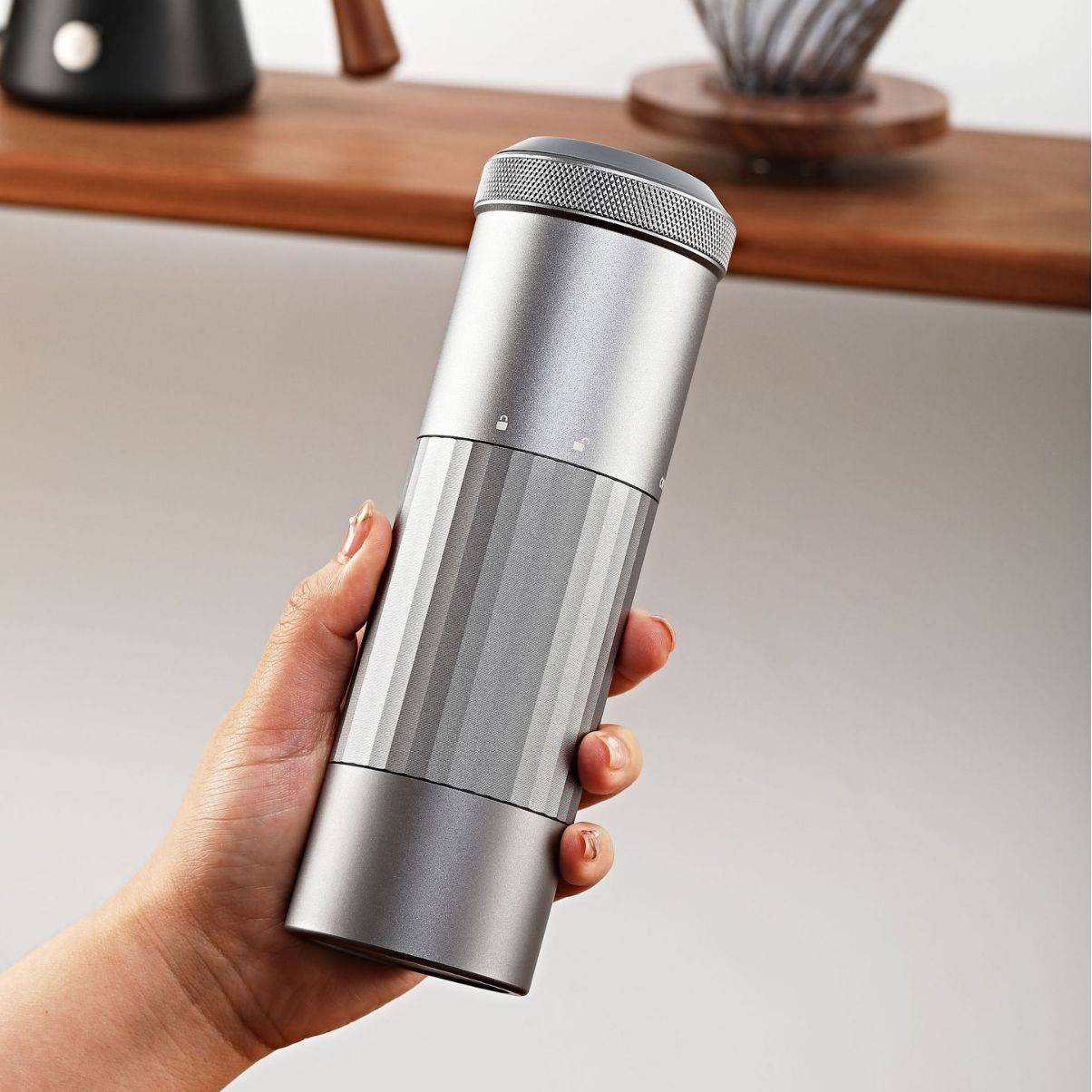 Portable Electric Coffee Grinder – USB Rechargeable & Wireless-0