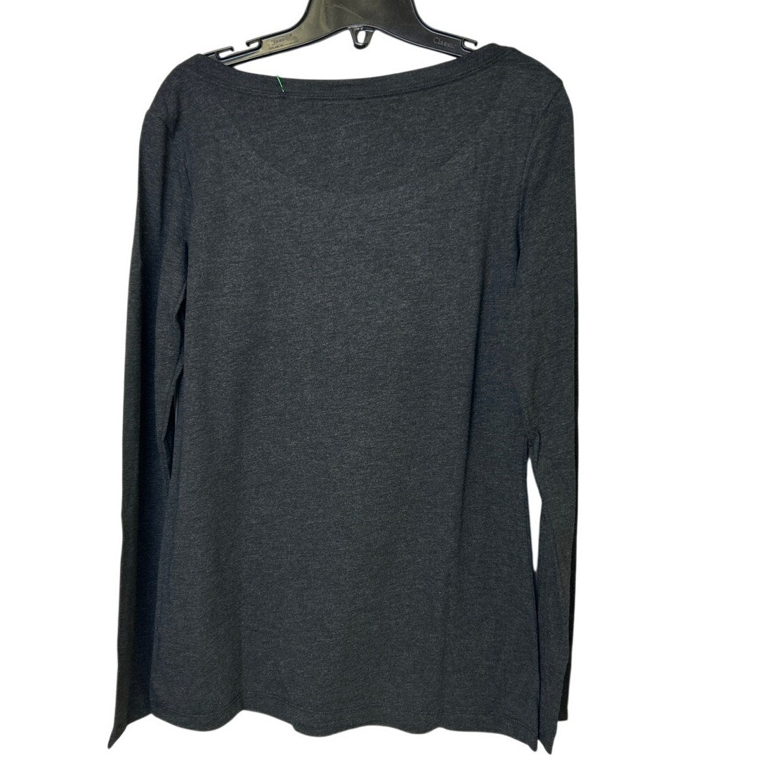New Hand Printed Womens Large Pray On It Over It Through It Long Sleeve T Shirt