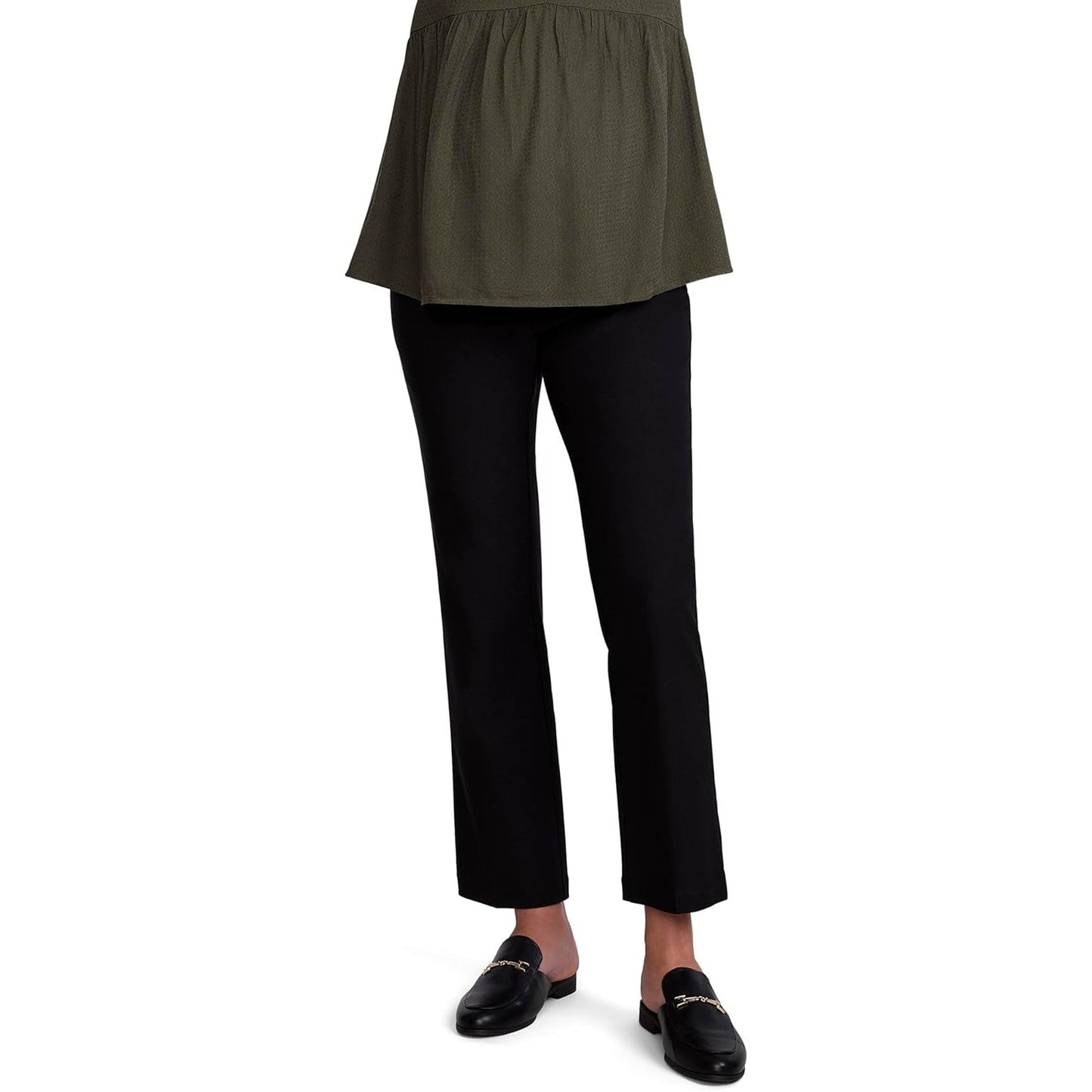 Motherhood Maternity Womens XL Over The Belly Straight Leg Pregnancy Dress Pants