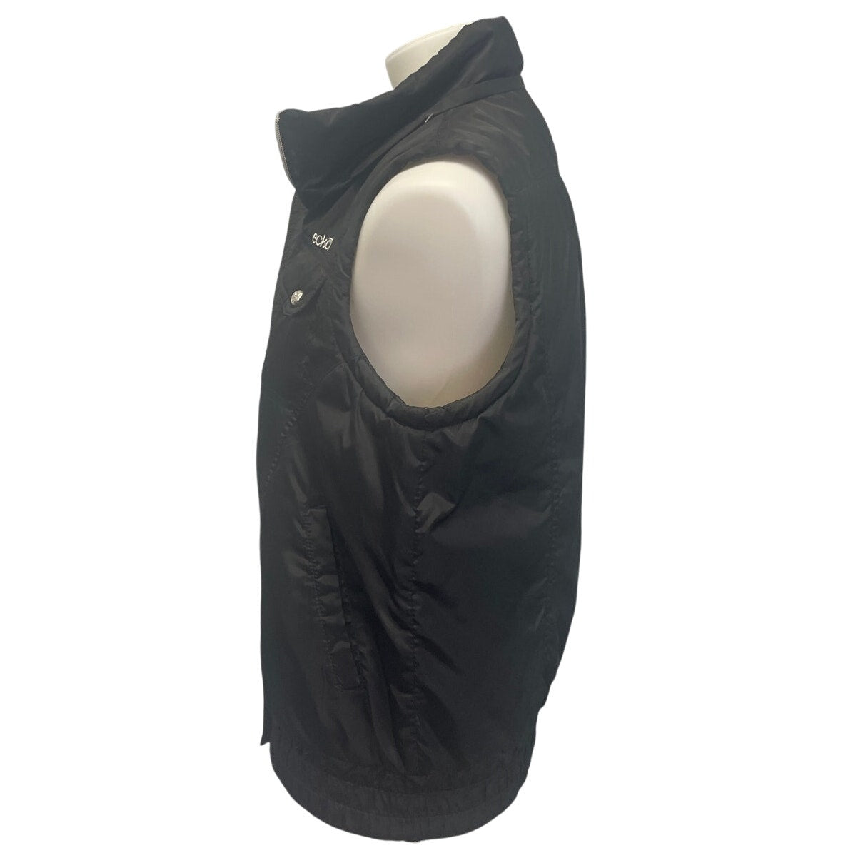 Eckored Womens XL Nylon Polyester Sleeveless Full Zip Lined Vest w Pockets
