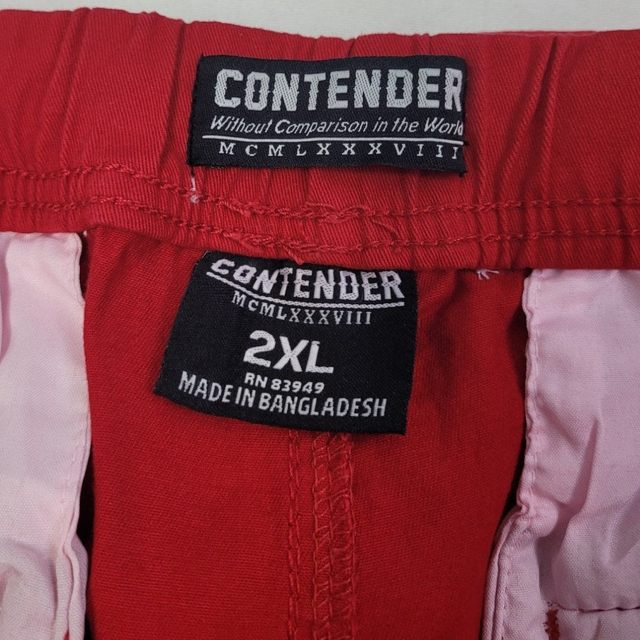 Contender Mens 2XL Cotton Spandex Drawstring Waist Multi Pocket Jogger Pants