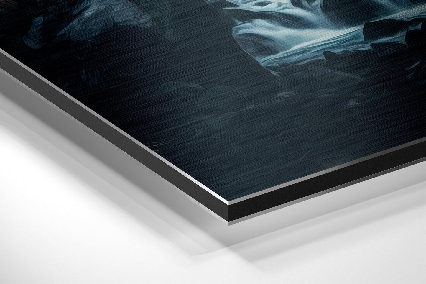 River Brushed Aluminum Dibond Wall Art