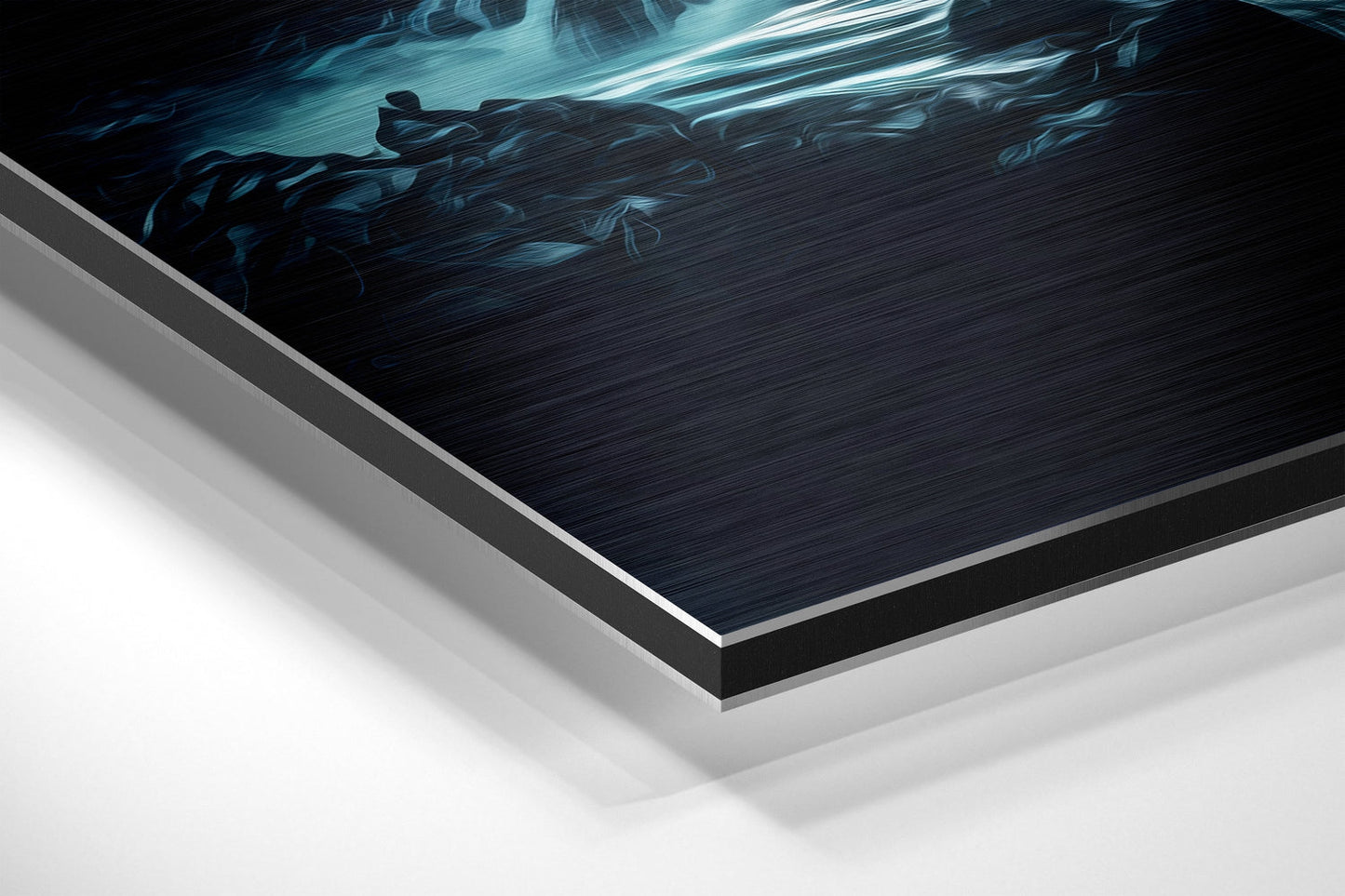 River Brushed Aluminum Dibond Wall Art