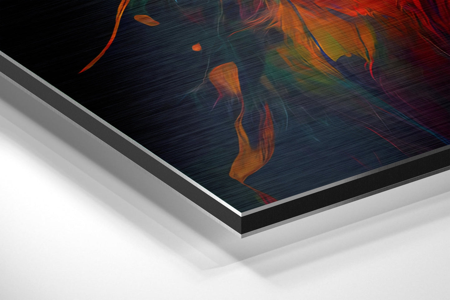 Lion Brushed Aluminum Dibond Wall Art