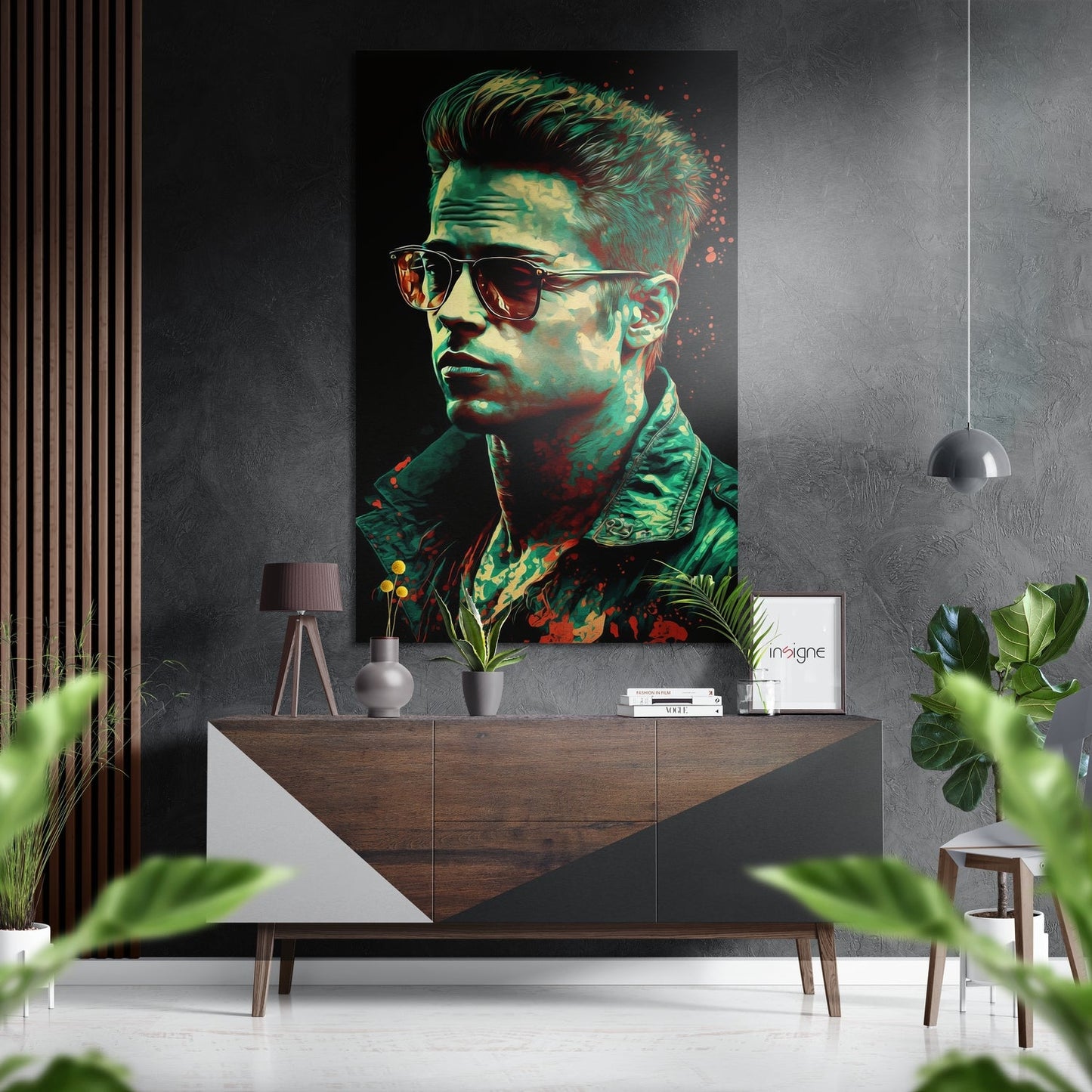 Fight Club Brushed Aluminum Dibond Wall Art
