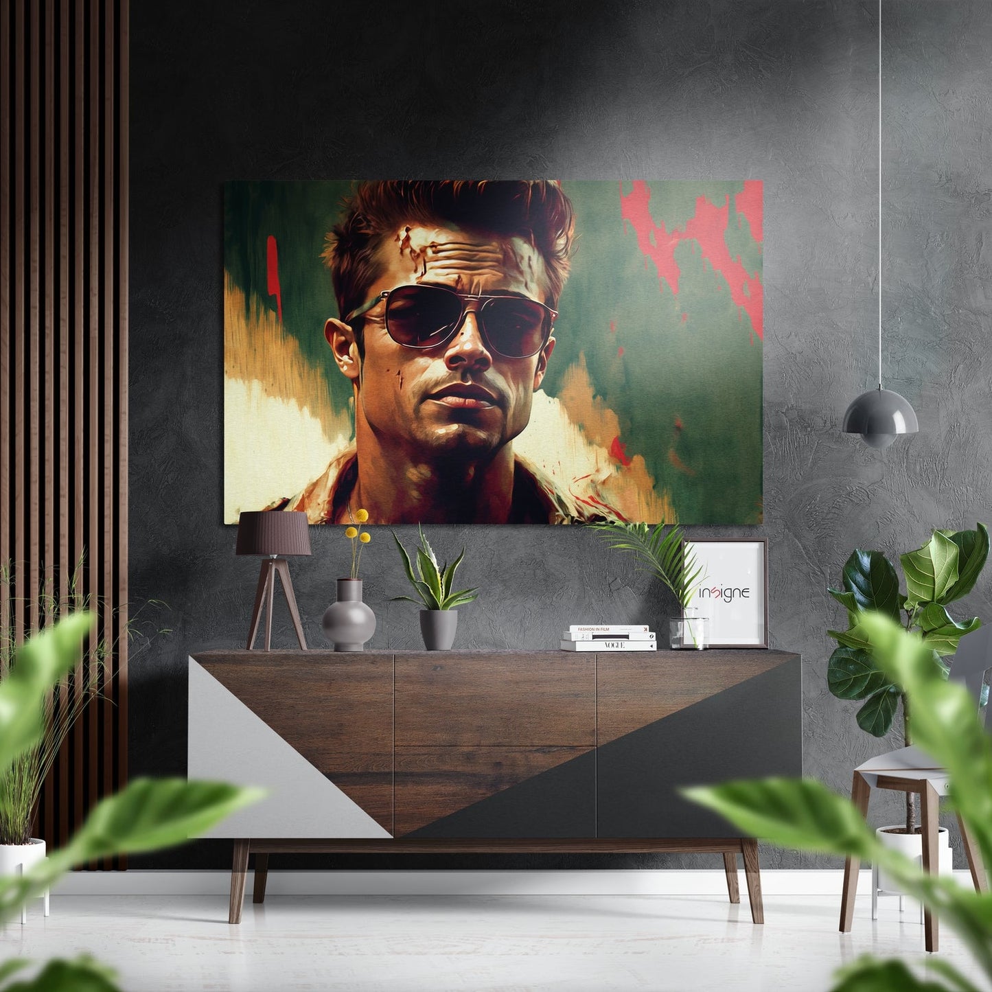 Fight Club Brushed Aluminum Dibond Wall Art