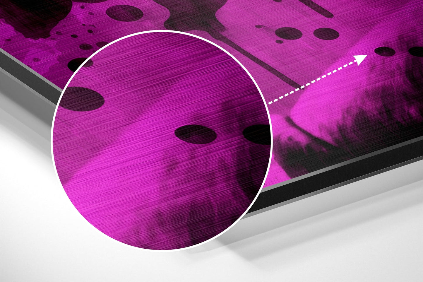 Joker Brushed Aluminum Dibond Wall Art