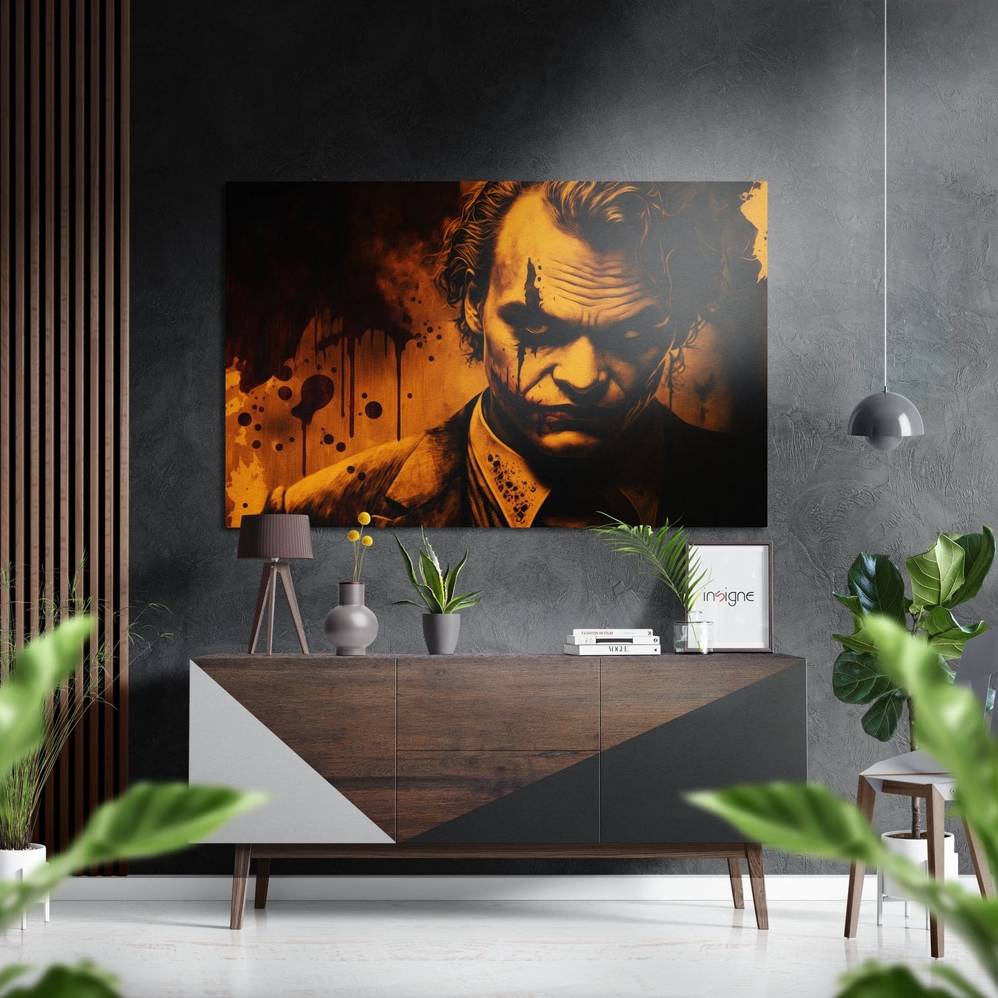 Joker Brushed Aluminum Dibond Wall Art