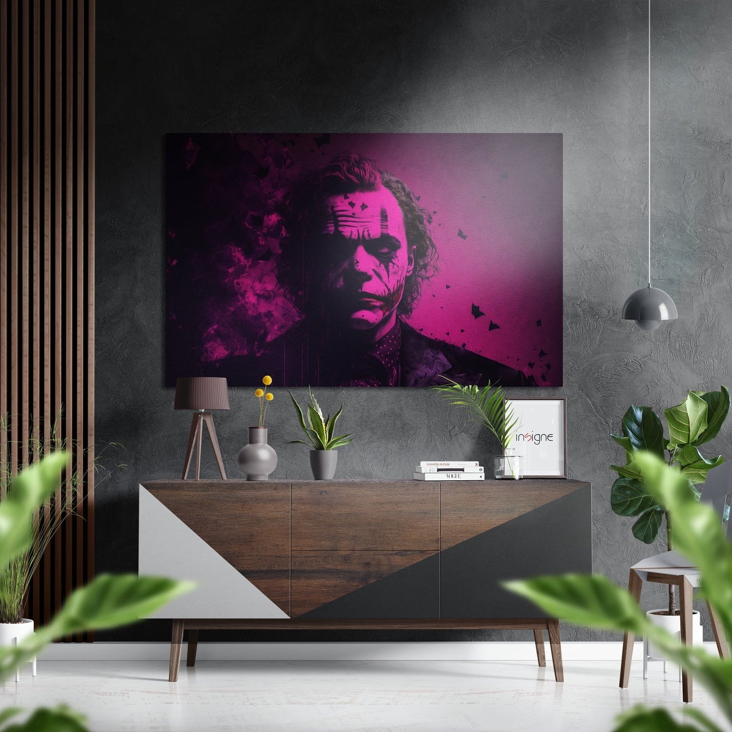 Joker Brushed Aluminum Dibond Wall Art