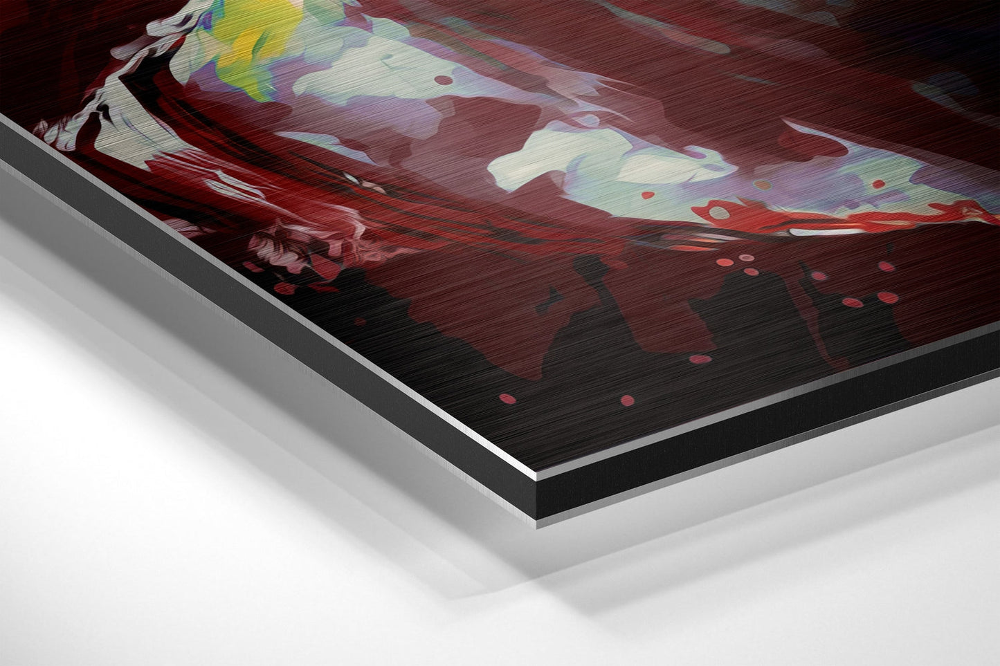 Messi Brushed Aluminum Dibond Wall Art