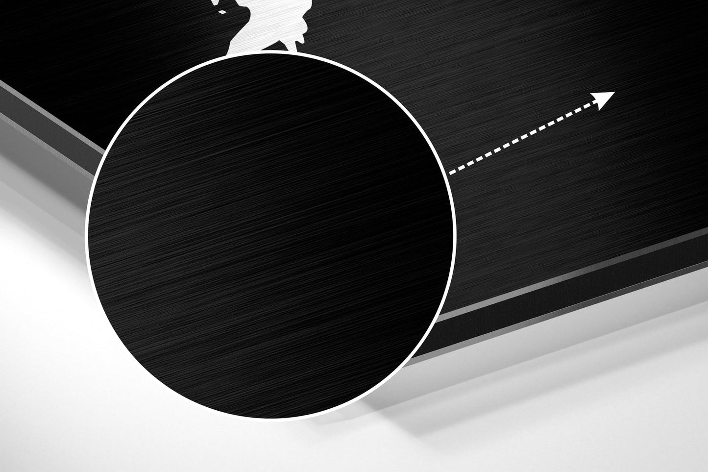 Get Shit Done Brushed Aluminum Dibond Wall Art