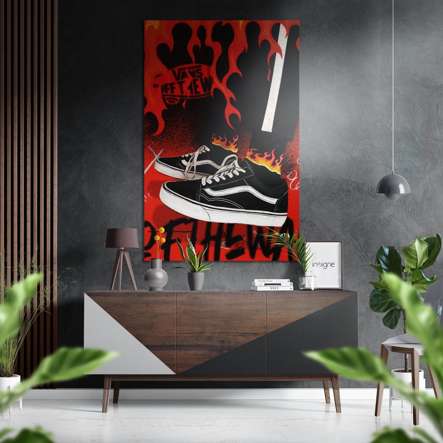 Vans Brushed Aluminum Dibond Wall Art