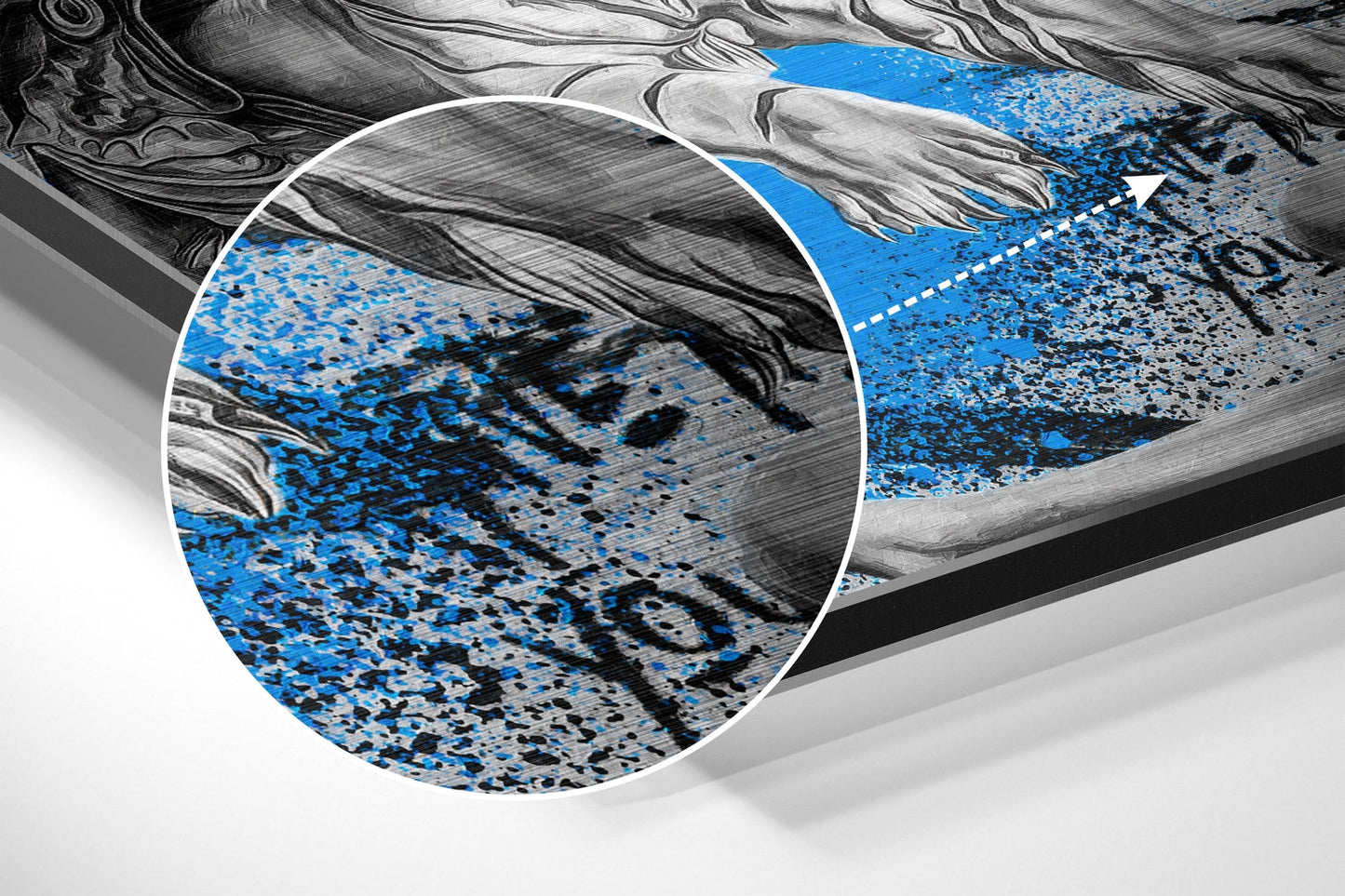 Salvador Dali Brushed Aluminum Dibond Wall Art