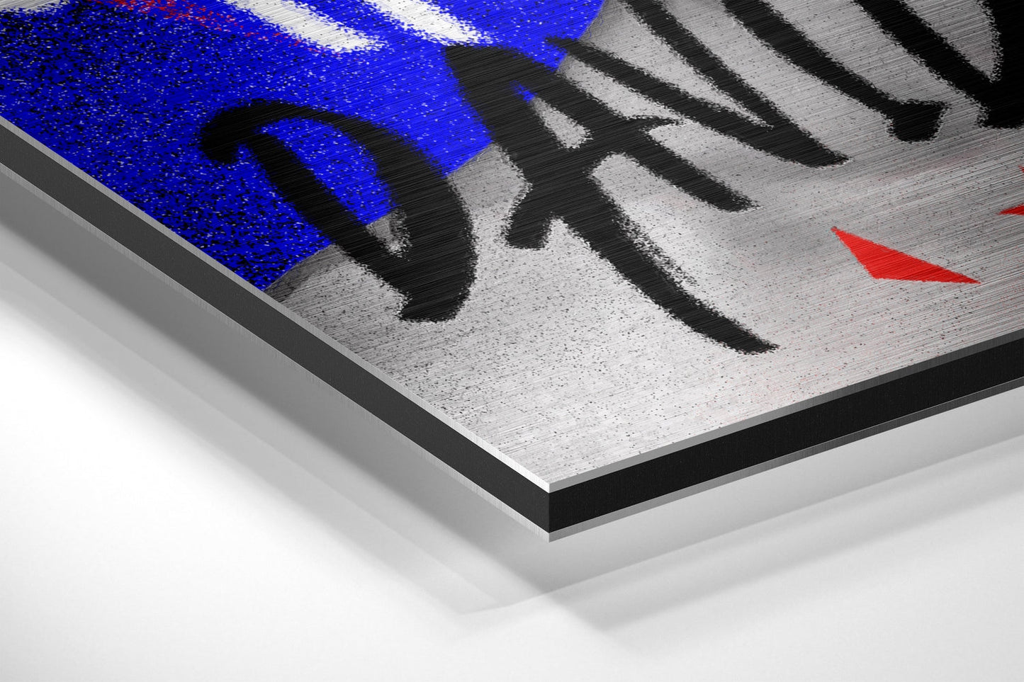 David Bowie Brushed Aluminum Dibond Wall Art