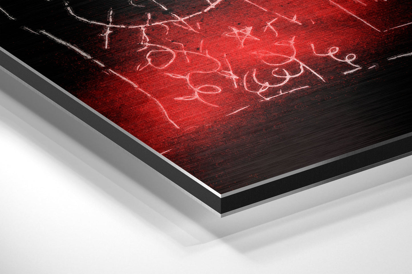 Basquiat Brushed Aluminum Dibond Wall Art