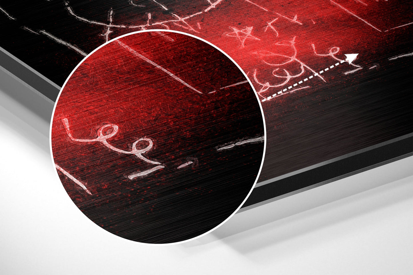 Basquiat Brushed Aluminum Dibond Wall Art