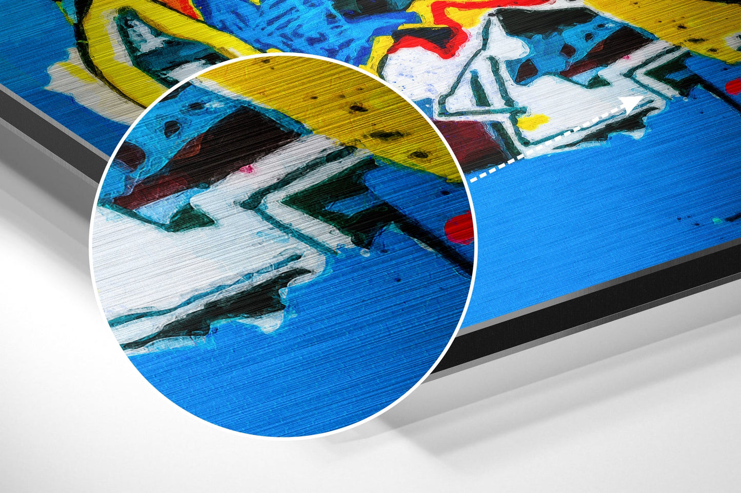 Basquiat Brushed Aluminum Dibond Wall Art