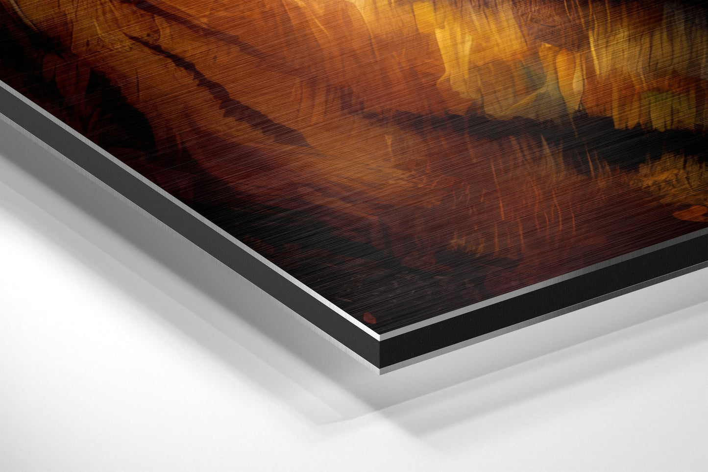 Tiger Brushed Aluminum Dibond Wall Art