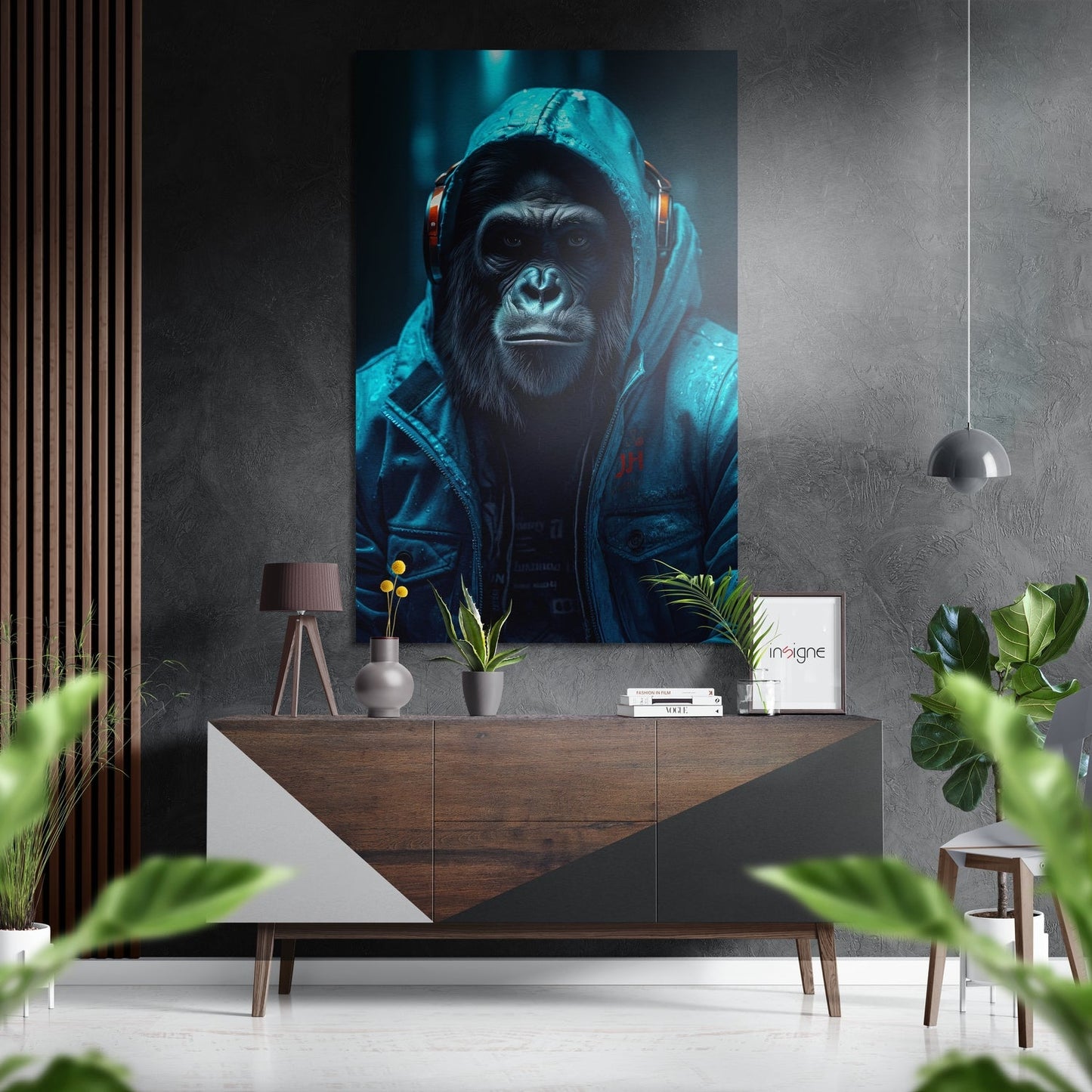 Age of Apes Brushed Aluminum Dibond Wall Art