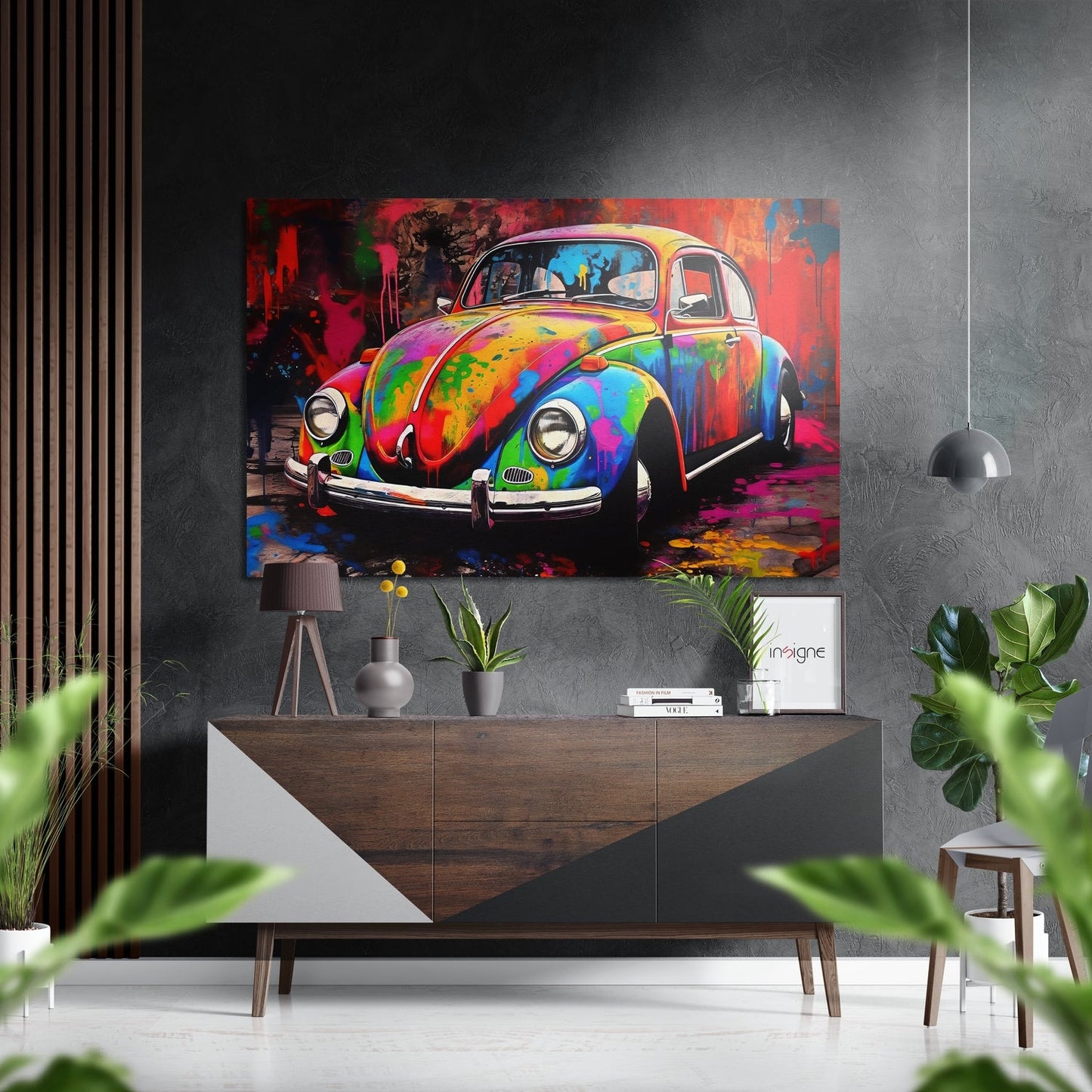 Vw  Brushed Aluminum Dibond Wall Art