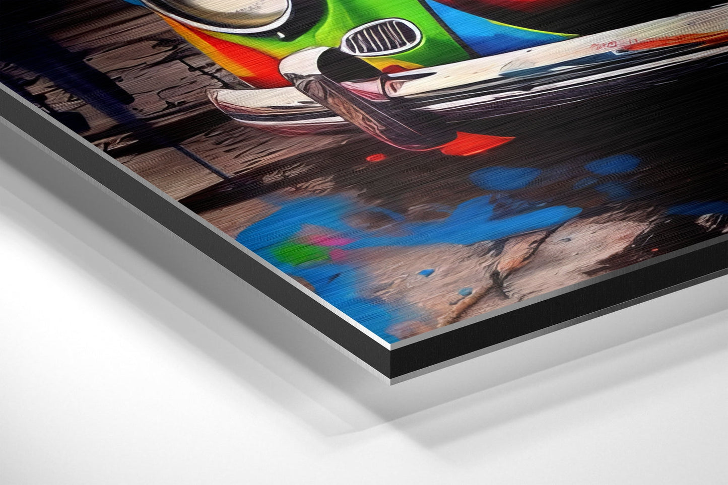 Vw  Brushed Aluminum Dibond Wall Art