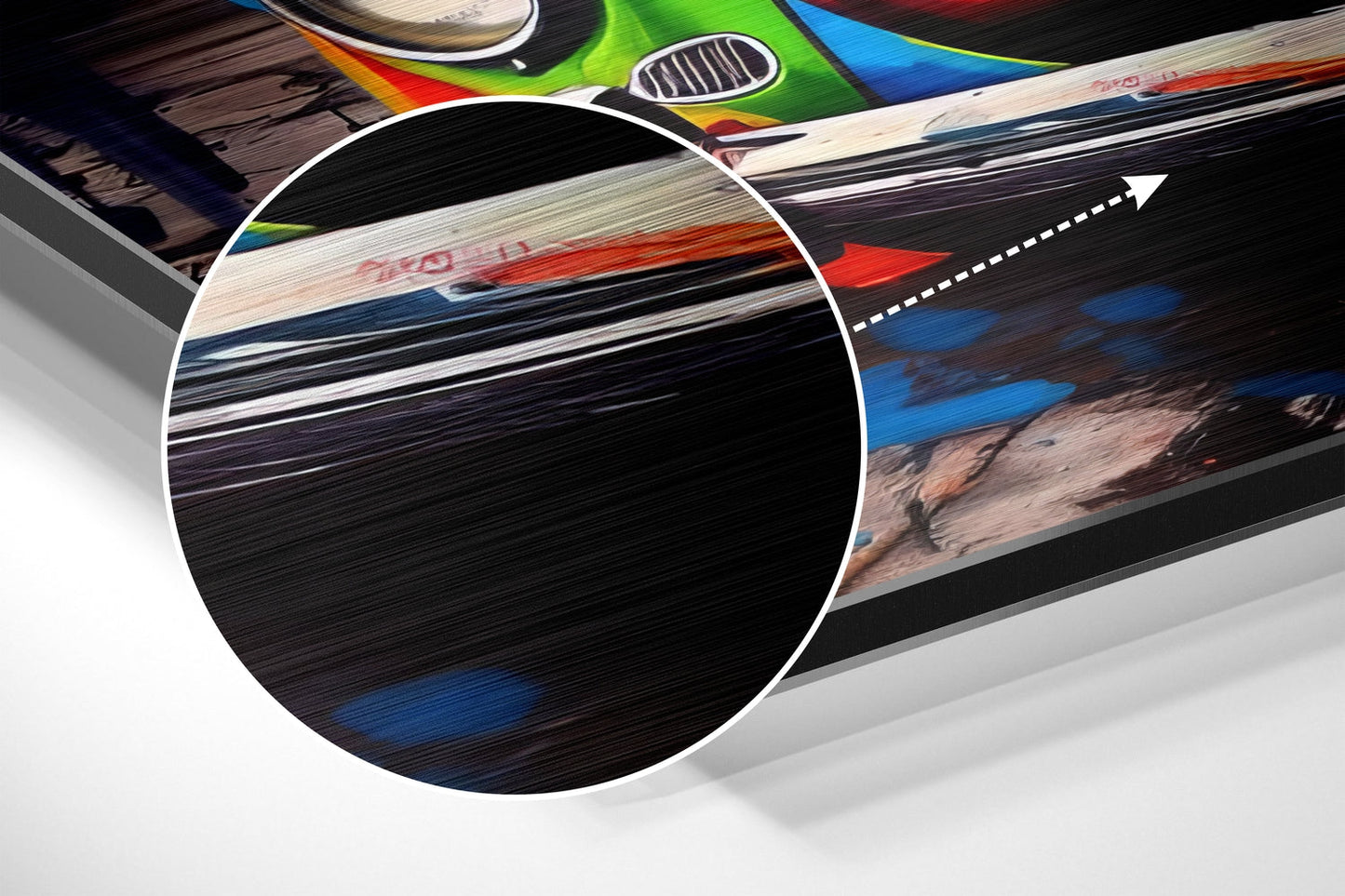 Vw  Brushed Aluminum Dibond Wall Art