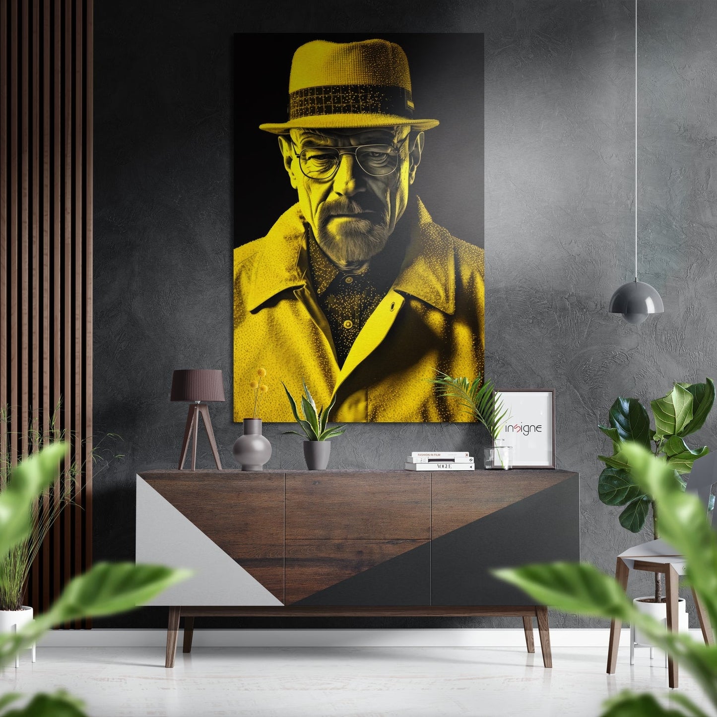 Heisenberg Brushed Aluminum Dibond Wall Art
