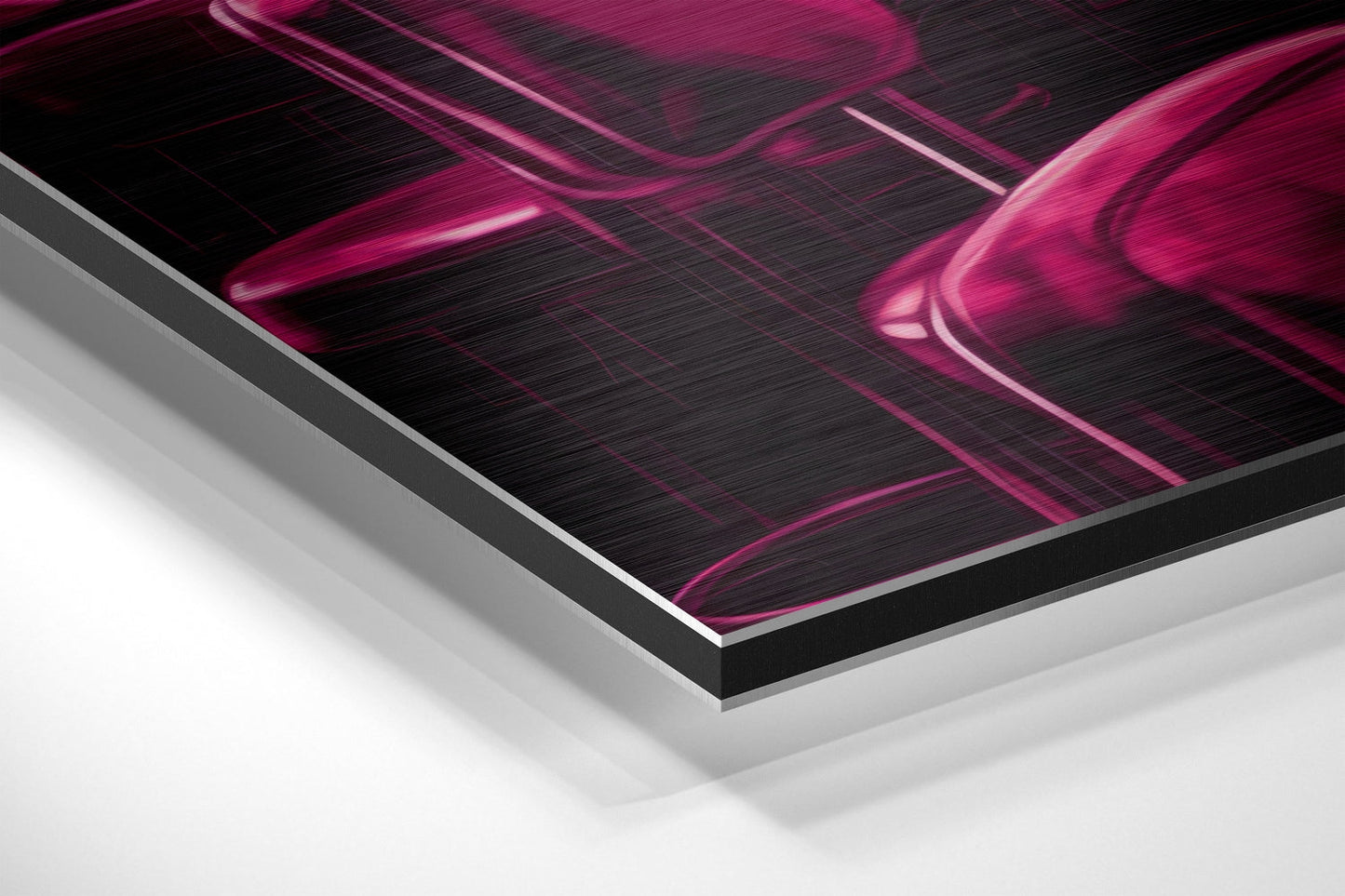 Woman in a Bar Brushed Aluminum Dibond Wall Art
