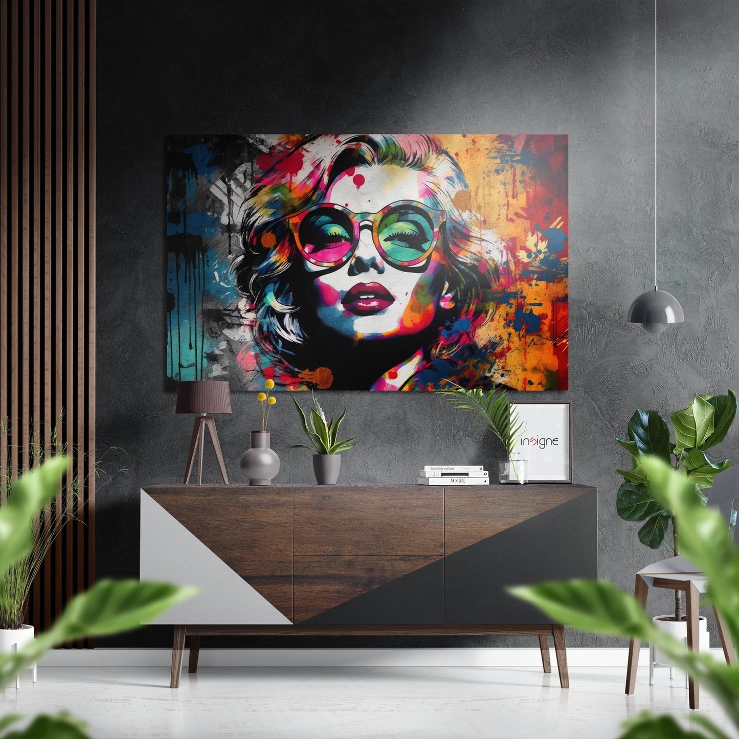Face of Her Brushed Aluminum Dibond Wall Art