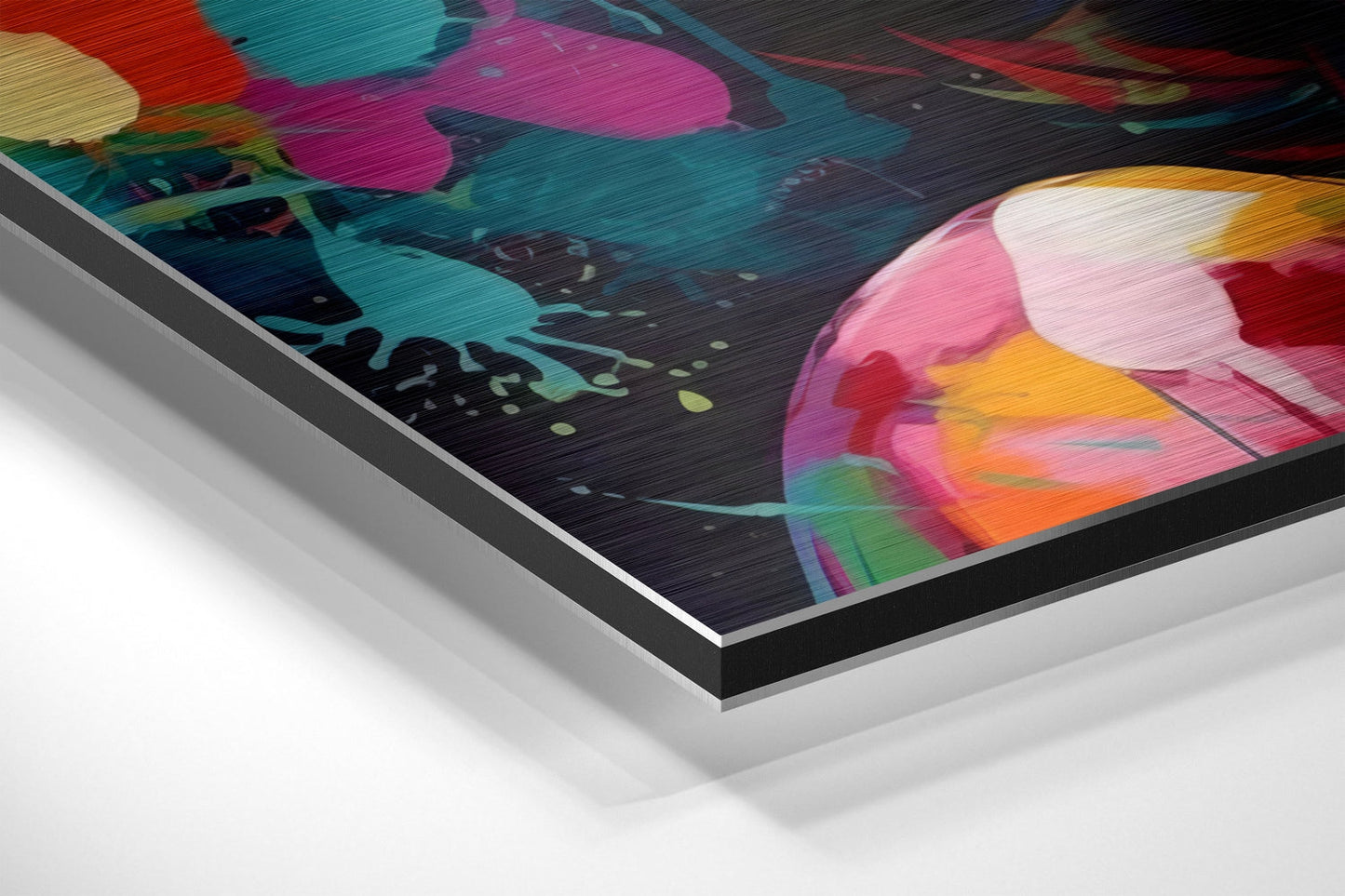 Woman Brushed Aluminum Dibond Wall Art