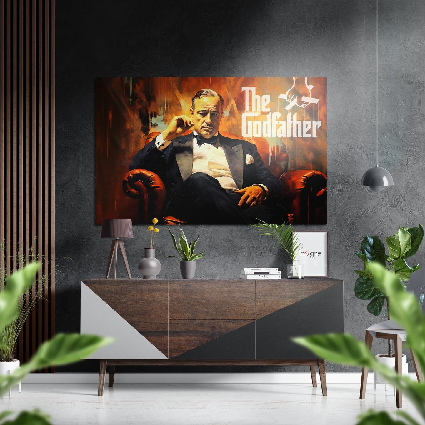The Godfather Brushed Aluminum Dibond Wall Art