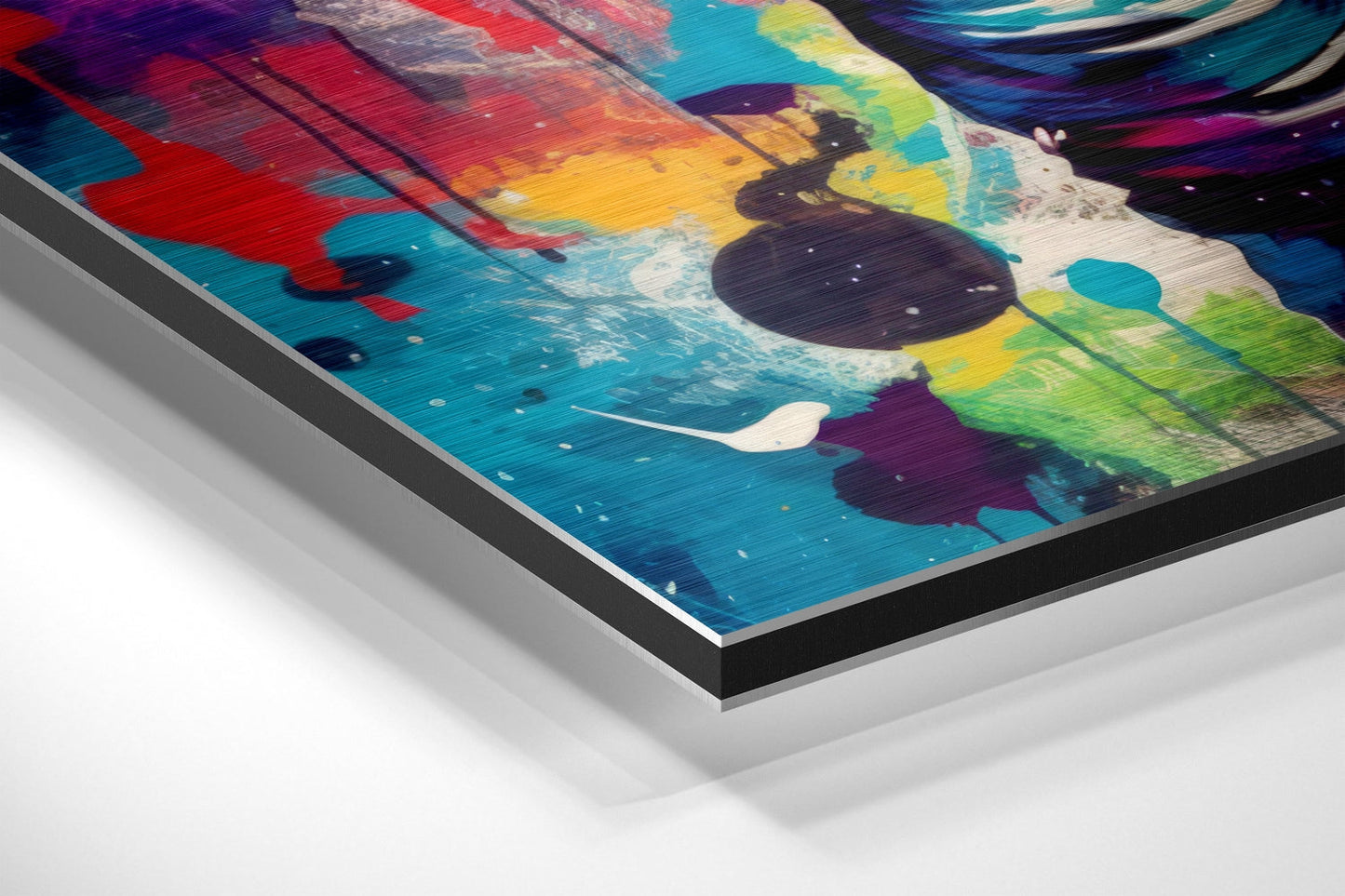 Astronaut Brushed Aluminum Dibond Wall Art