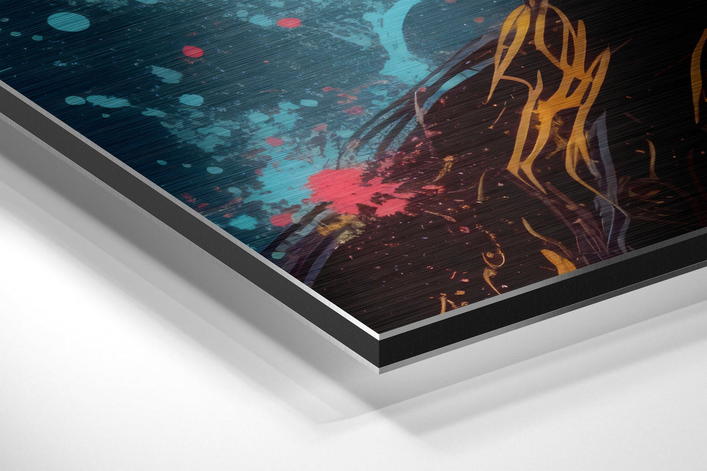 Smarty Monkey Brushed Aluminum Dibond Wall Art