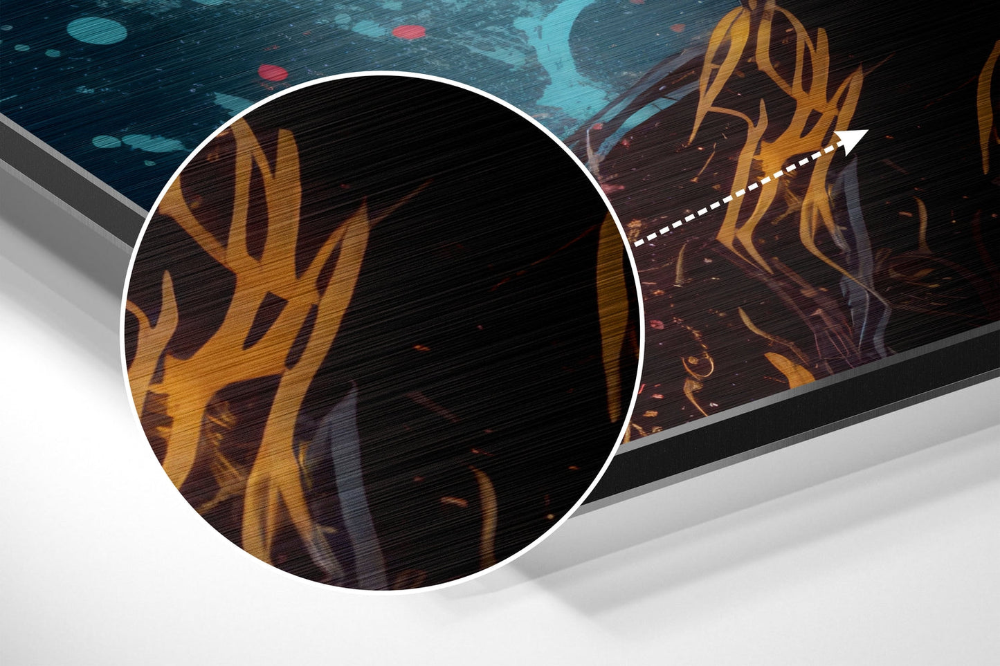 Smarty Monkey Brushed Aluminum Dibond Wall Art