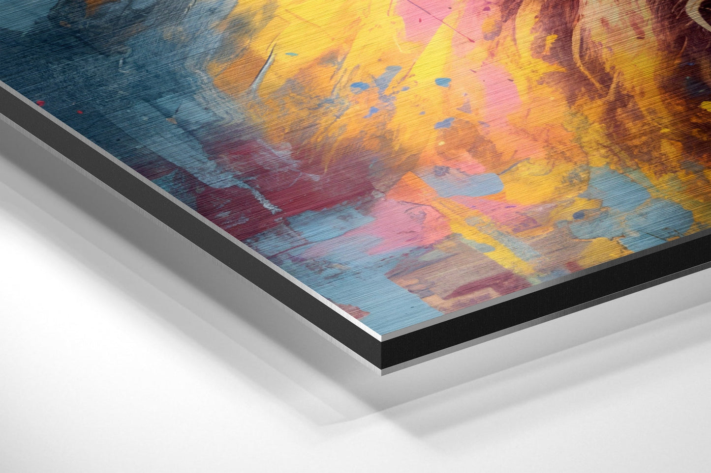 Cool Lion Brushed Aluminum Dibond Wall Art