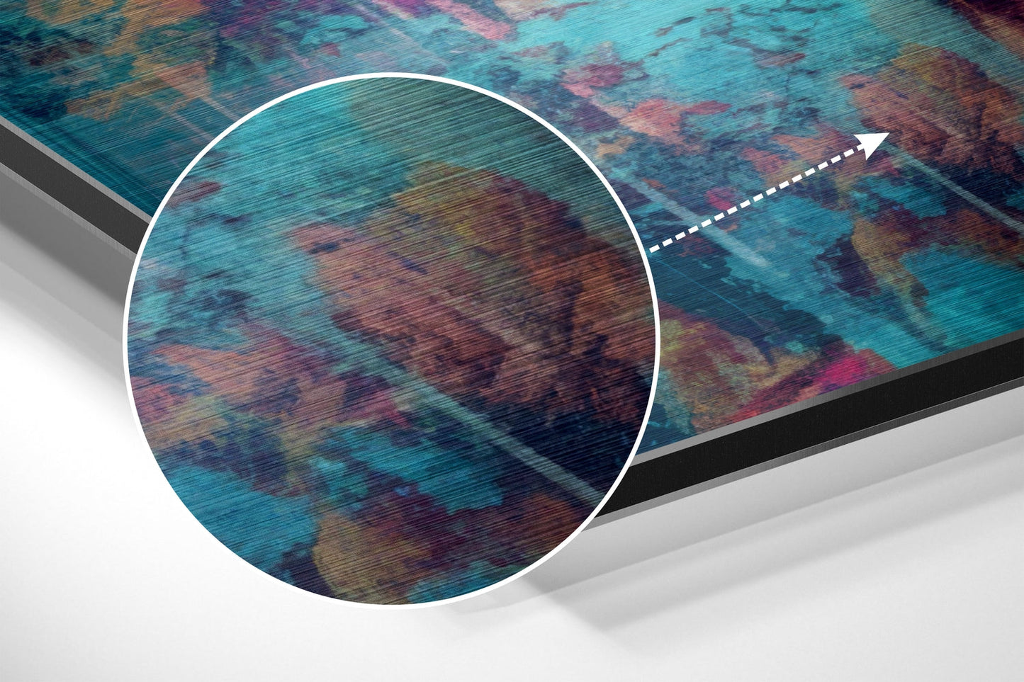 Cool Lion Brushed Aluminum Dibond Wall Art