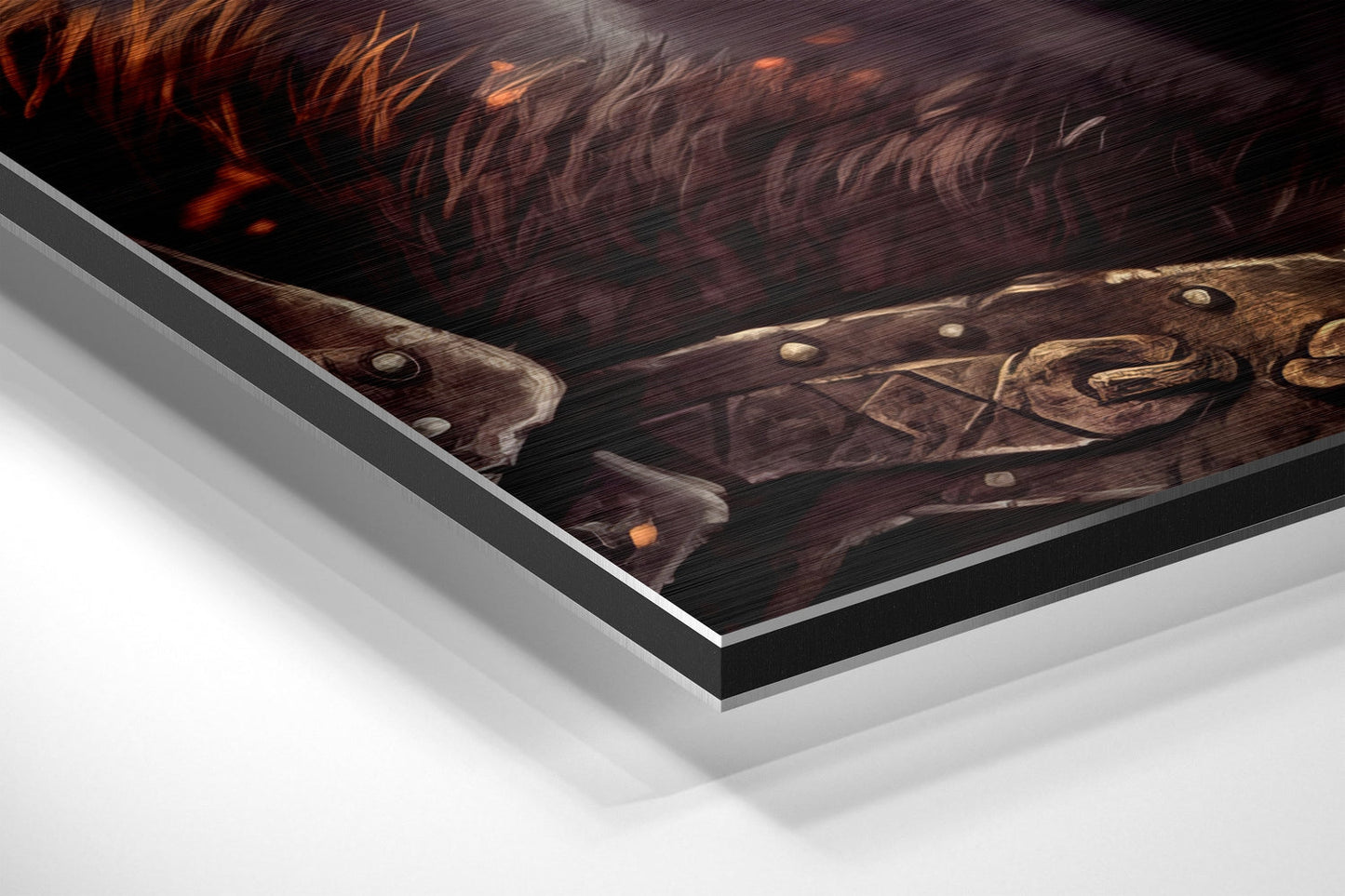 Kratos - God of War Brushed Aluminum Dibond Wall Art