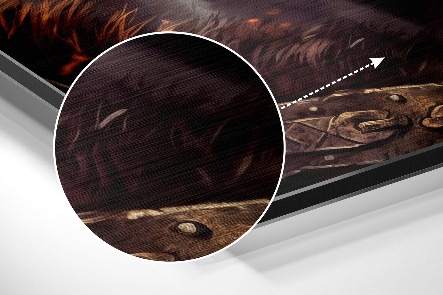Kratos - God of War Brushed Aluminum Dibond Wall Art