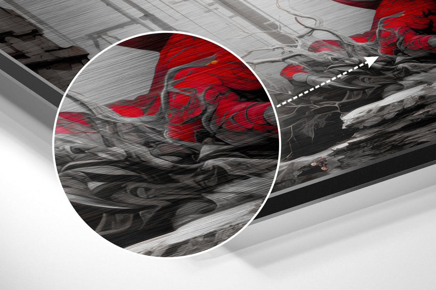 Dragon Brushed Aluminum Dibond Wall Art