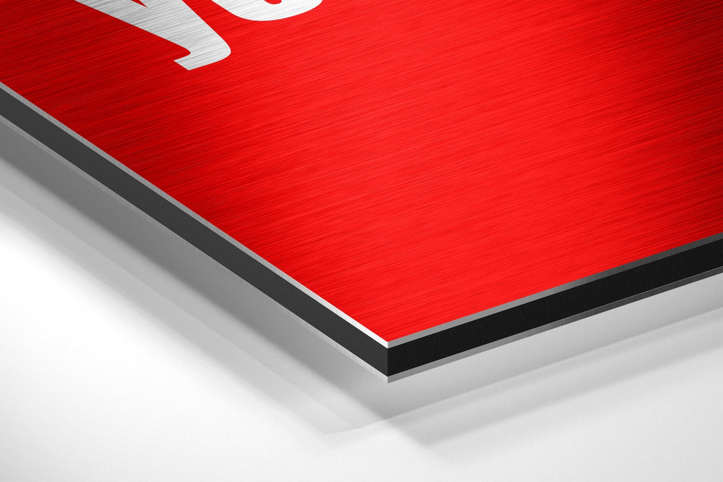 Never Tell Brushed Aluminum Dibond Wall Art