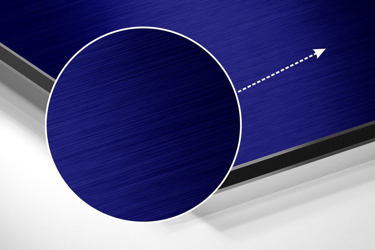 Keep It Simple Brushed Aluminum Dibond Wall Art